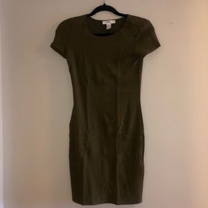 OLIVE GREEN FOREVER 21 DRESS